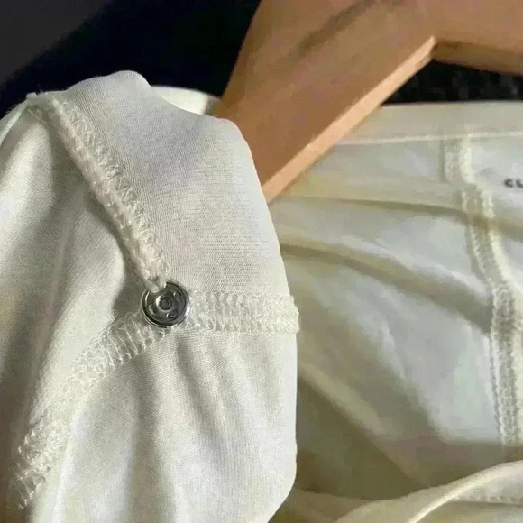 Club Monaco Luxe Ballerina Top Pale Yellow Size S NWT - Picture 9 of 9